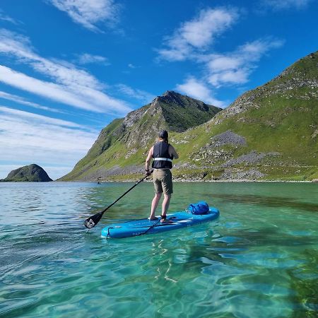 Feriehus Med Flott Havutsikt Ved Hauklandstranden ليكنيز المظهر الخارجي الصورة