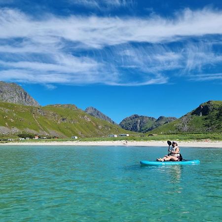 Feriehus Med Flott Havutsikt Ved Hauklandstranden ليكنيز المظهر الخارجي الصورة