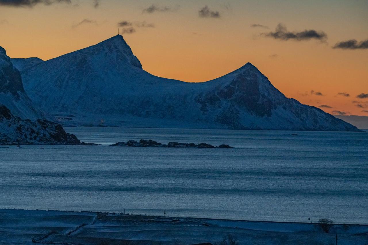 Feriehus Med Flott Havutsikt Ved Hauklandstranden ليكنيز المظهر الخارجي الصورة