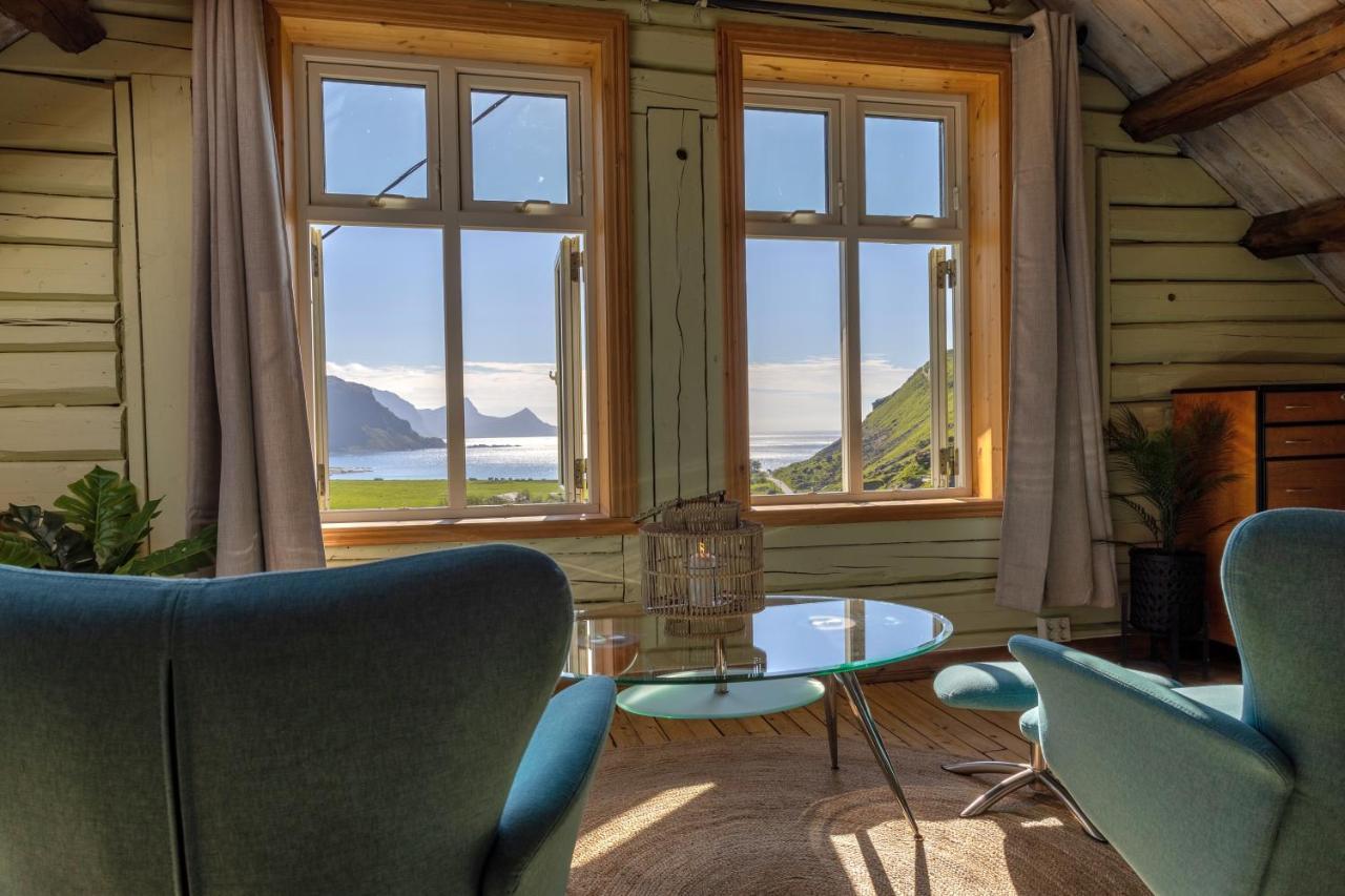 Feriehus Med Flott Havutsikt Ved Hauklandstranden ليكنيز المظهر الخارجي الصورة
