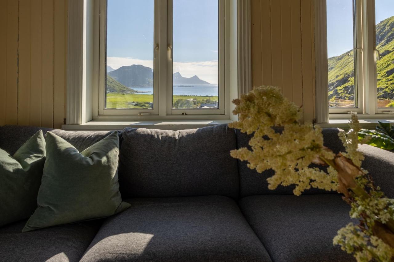 Feriehus Med Flott Havutsikt Ved Hauklandstranden ليكنيز المظهر الخارجي الصورة