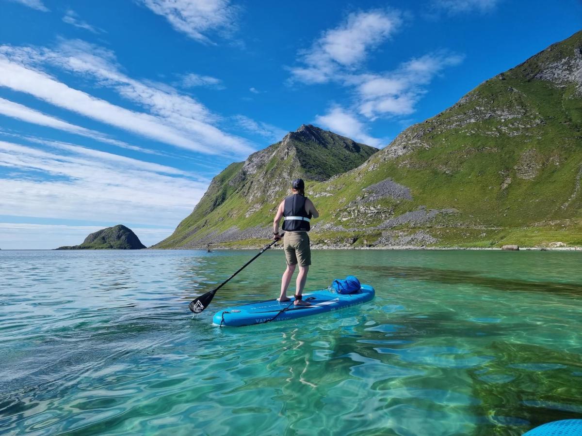 Feriehus Med Flott Havutsikt Ved Hauklandstranden ليكنيز المظهر الخارجي الصورة